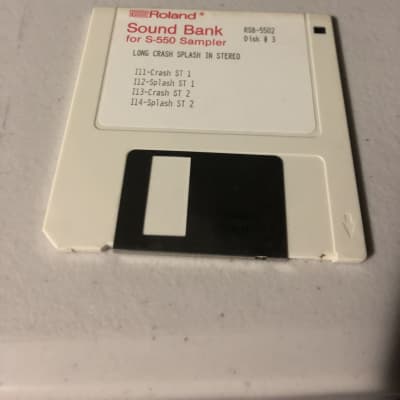 Roland  Sound Bank for S-550 Sampler Disk #3 1988