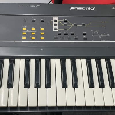 Vintage 1980s Ensoniq ESQ-1 Wave Synth Synthesizer Keyboard Workstation image 4