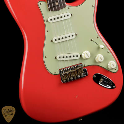 Fender Custom Shop Limited '62/'63 Stratocaster Journeyman Relic - Aged Fiesta Red image 6