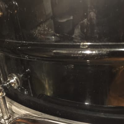 Ludwig, Bun E. Carlos, Cheap Trick 1990s Ludwig Black Beauty Snare Drum. Authenticated. image 10