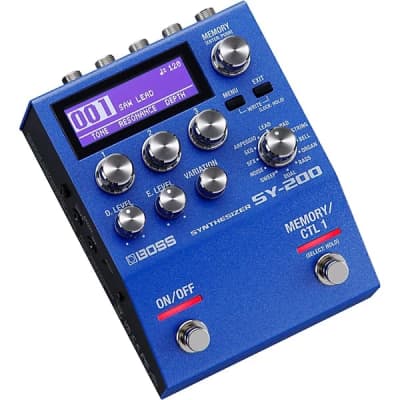 BOSS  SY-200 Synthesizer Effects Pedal 2024 - Blue image 2