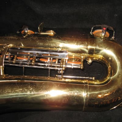 Conn 22M Tenor Saxophone 1978 Brass Lacquer w/ Brass Keys image 5