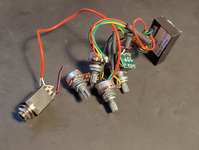 Brubaker XingQi XQ-1 2 Band Preamp Pulled from MJXSC-4 | Reverb Brubaker XingQi XQ-1 2 Band Preamp Pulled from MJXSC-4 | Reverb