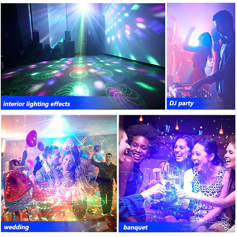 Dj Party Lights, Disco Lights, Projection Laser Lights,Sound