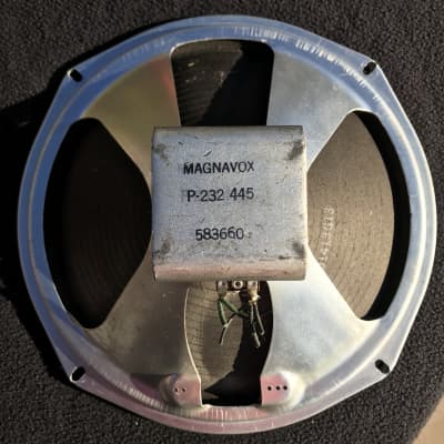 Magnavox Vintage Magnavox 12" Alnico Speakers Pair 8 Ohm Tested Work! image 4
