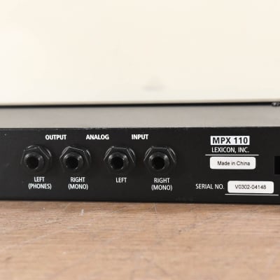 Lexicon MPX110 Dual-Channel Effects Processor (NO POWER
