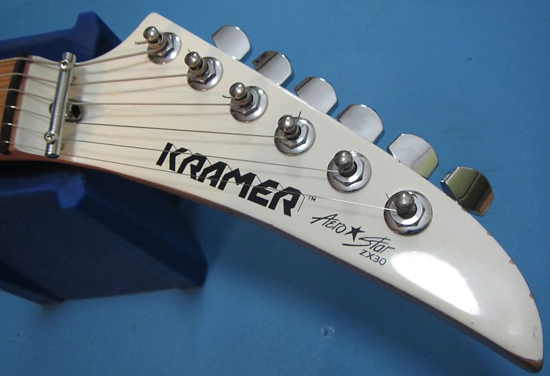 Kramer AERO Star ZX30 1980's Glossy White / Cream | Reverb