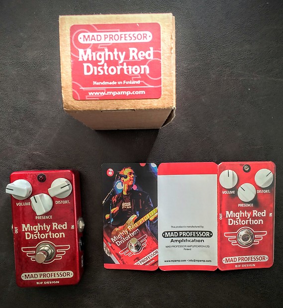 Mad Professor Mighty Red Distortion Hand-Wired | Reverb