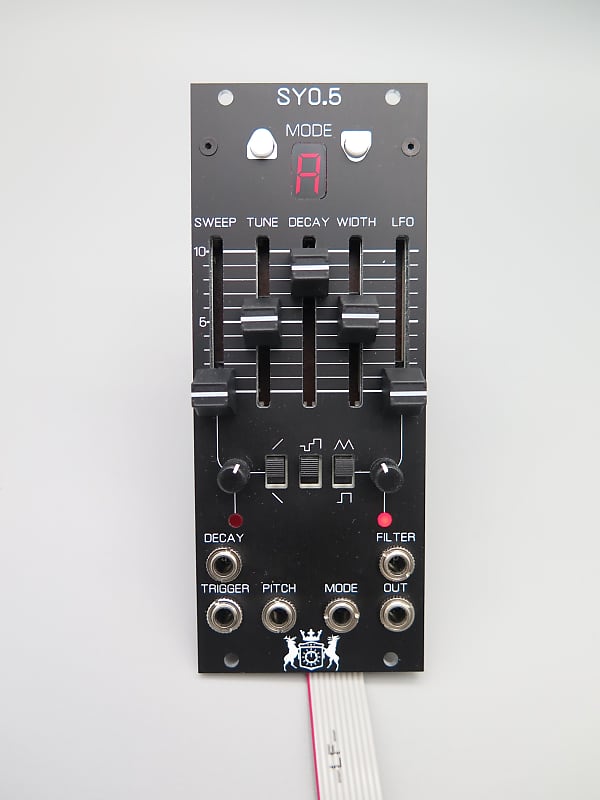 SY0.5 Analog drum module - Black Anodized Aluminum image 1