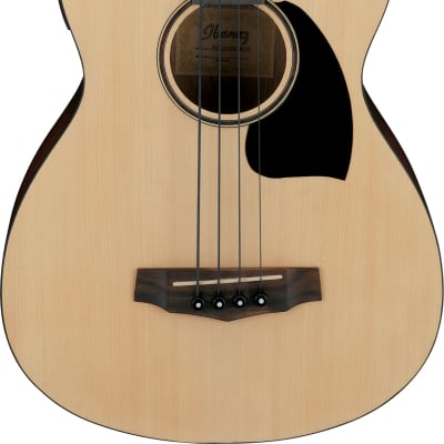 Ibanez Performance Acoustic Electric Bass Guitar, Laurel, Open Pore Natural, PCBE12OPN image 1