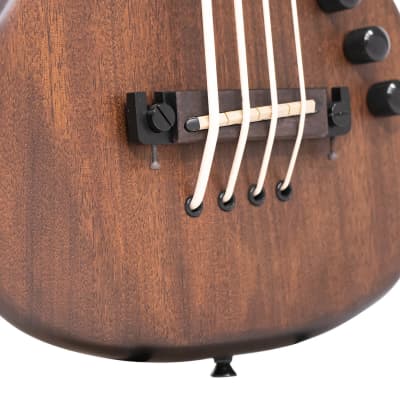 Gold Tone ME-BassFL Fretless 23-Inch Scale Solid Body Electric Microbass with Padded Gig Bag image 6