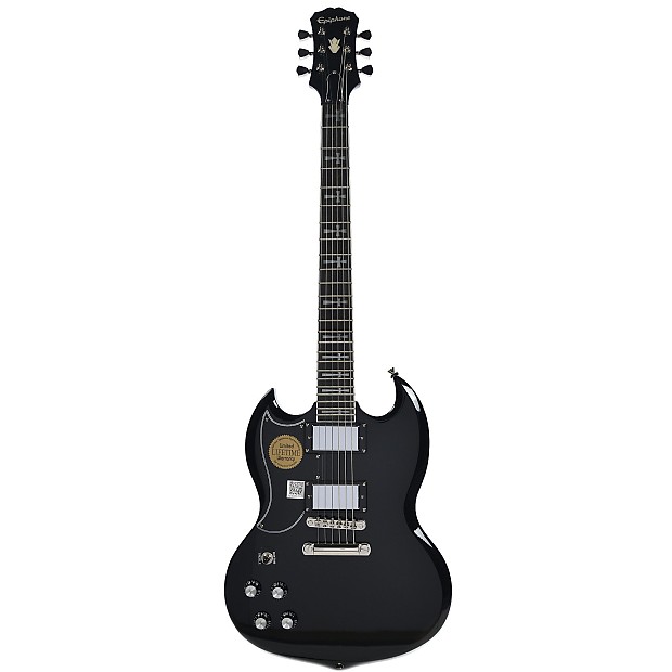 Epiphone Limited Edition Tony Iommi Signature SG Custom Ebony LEFTY Floor Model Reverb