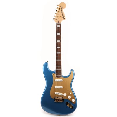 Squier 40th Anniversary Stratocaster Gold Edition Lake Placid Blue image 2