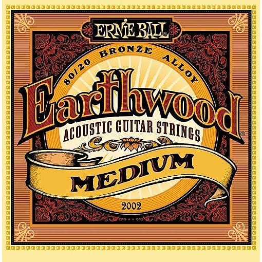 Ernie Ball 2002 Earthwood 80/20 Bronze Acoustic, Medium, 13-56 image 1