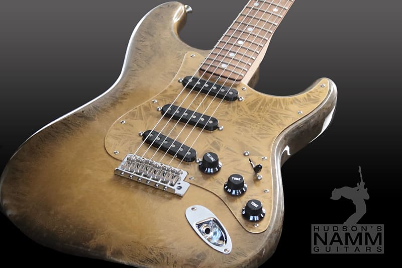 2017 Fender NAMM Display Prestige Masterbuilt  Frosted Gold Duco NOS  Stratocaster  Scott Buehl NEW! image 1