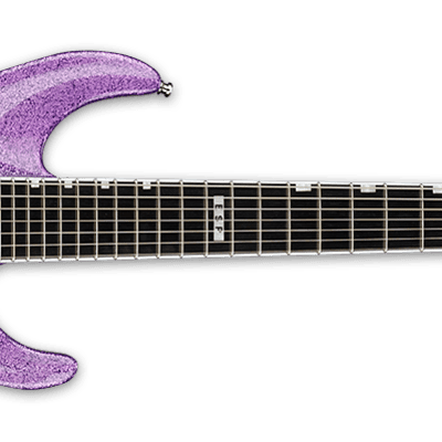 ESP E-II Horizon NT-7B Hipshot Purple Sparkle Fluence 7-String Electric Guitar + Hardshell  IN STOCK image 3