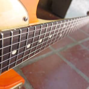 Waterslide USA 'Roundup' Strat-O-Tele Guitar Western Orange Stain w/Fralin Telecaster Pickups & HSC image 3