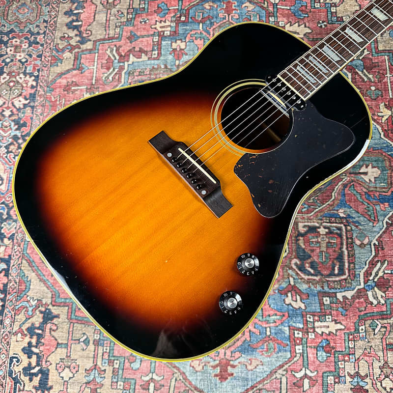 Greco J-160E Style John Lennon Model W404-BSE Electric Dreadnought 1981