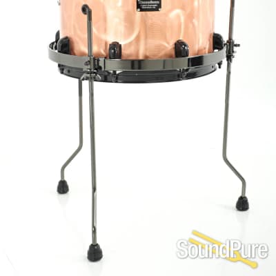 Moondrum 6pc Custom Maple Drum Set Copper/Black - Used image 4