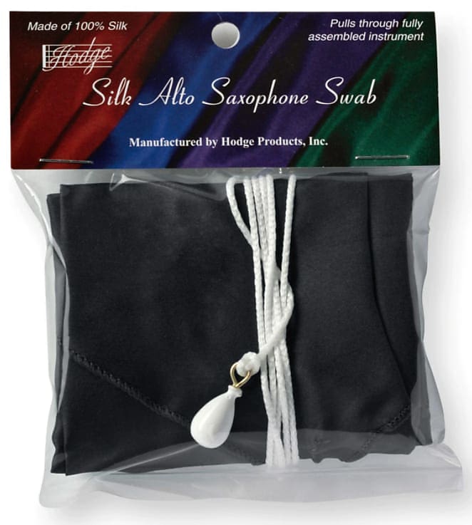 Hodge Alto Saxophone Silk Swab - Black image 1