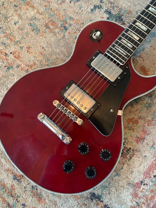 Vintage Hondo II 1970's Cranberry Electric Guitar FREE | Reverb