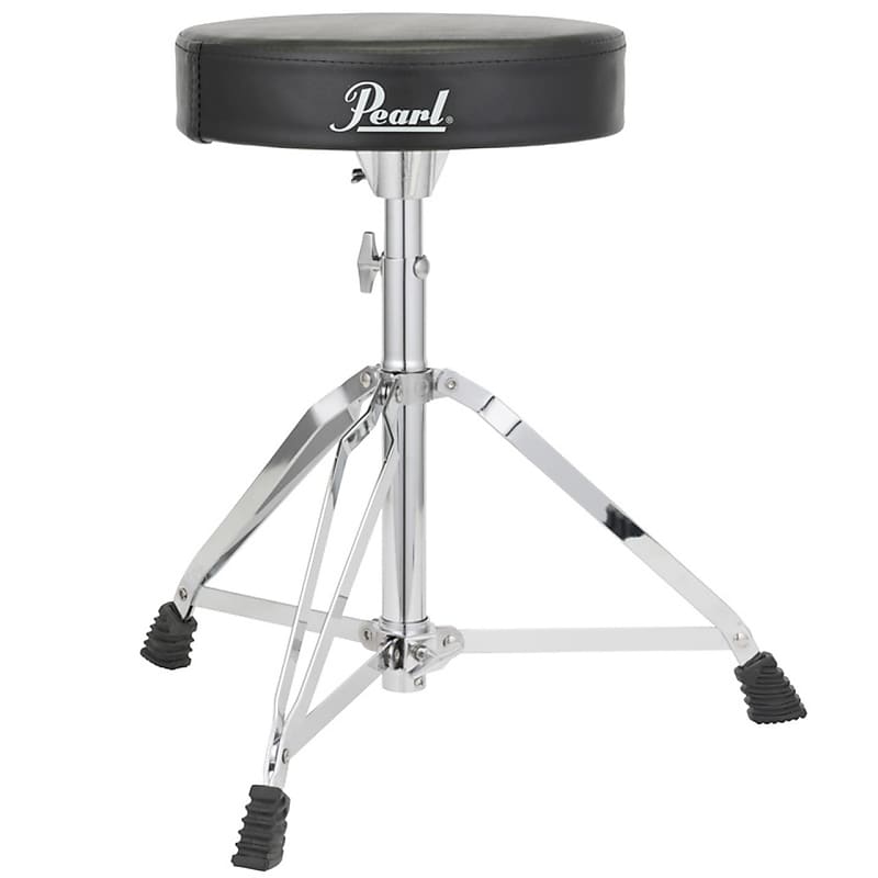 Pearl Roadshow Series D50 Standard Black Drummers Throne Drum Seat Stool D-50 image 1