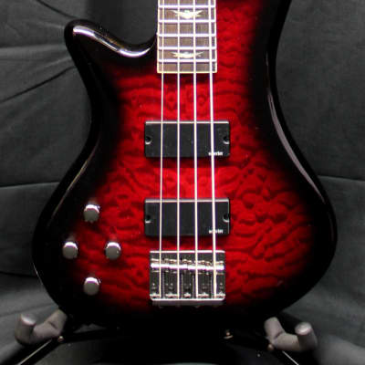 Schecter Stiletto Extreme-4 Lefty Electric Bass Black Cherry image 1