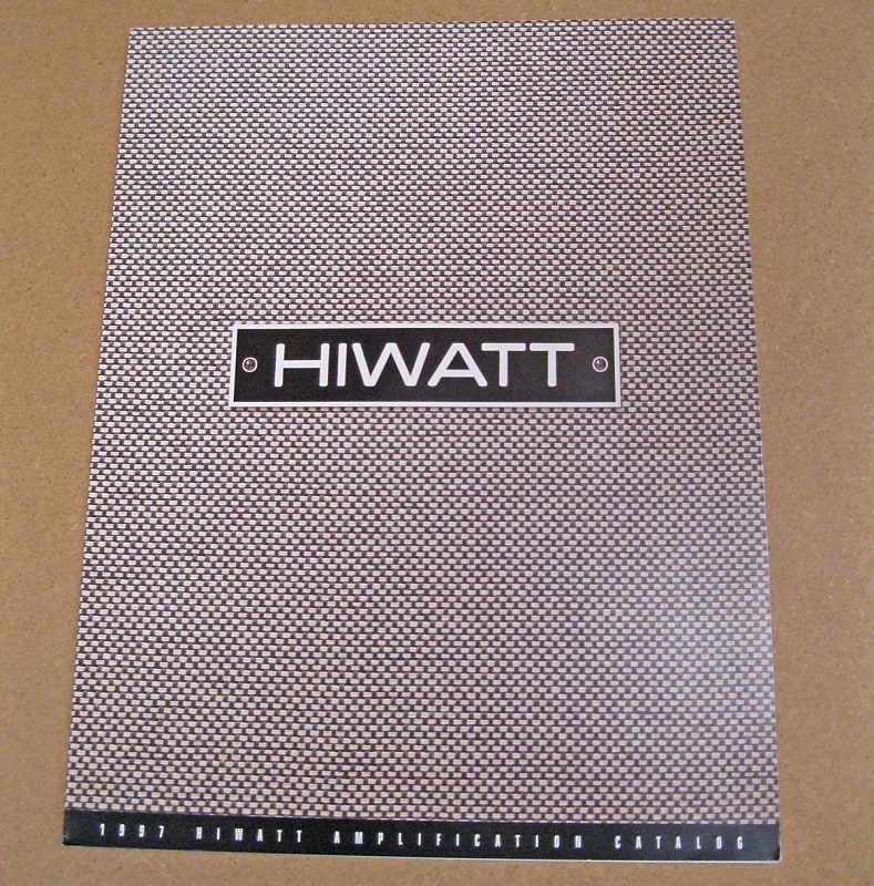 Hiwatt Catalog 1997 Reverb