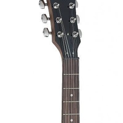 Stagg SEL-P90-BK L Series Solid Alder Body Bolt-On Mahogany Neck 6-String Electric Guitar image 5