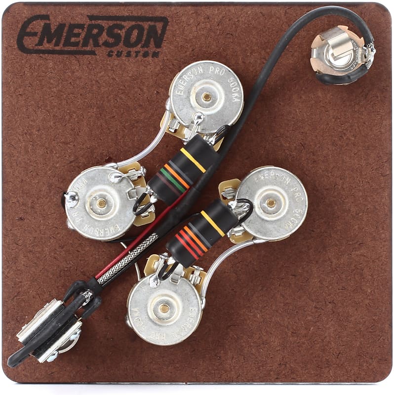 Emerson Custom 5-way Blender Prewired Kit for Fender Stratocasters -  250Kohm Pots