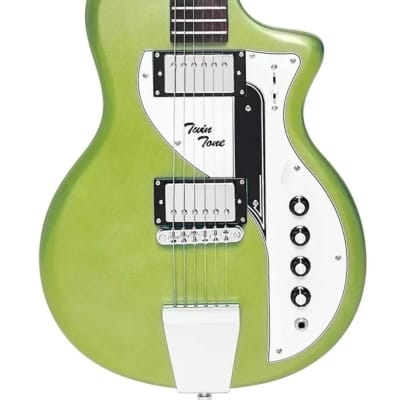 Eastwood Airline Twin Tone Electric Guitar - Vintage Mint Green for sale