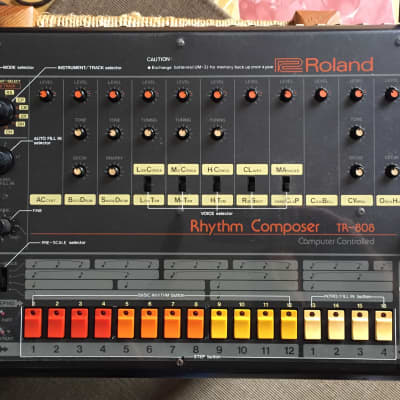 Roland TR-808 Rhythm Composer 1983 Black