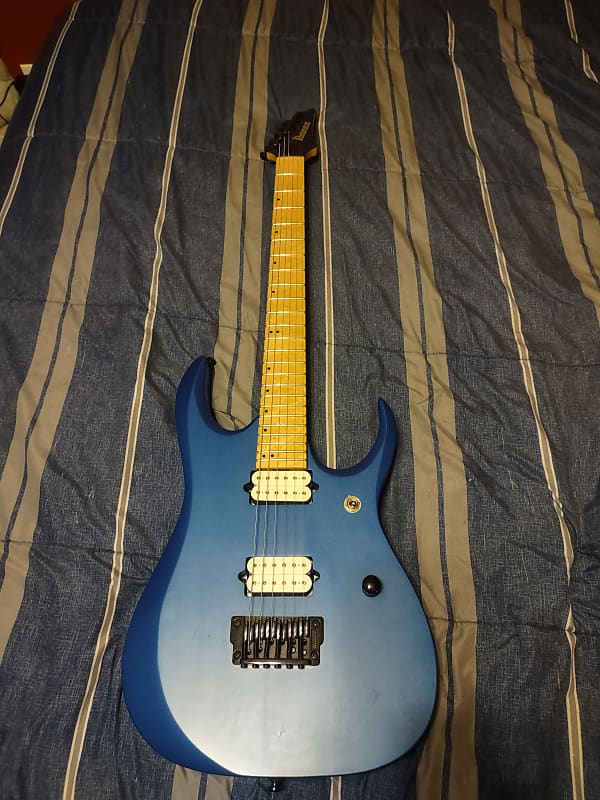 ギター banez RGDIR6M-LBM Ibanez Iron Label RGDIR6M - Laser Blue Matte | Sweetwater
