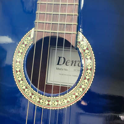 Denver DC34N-BLU 3/4 Size Classical Guitar 2020-Present - Blue image 3