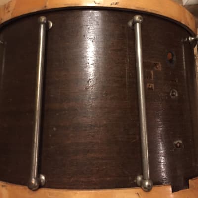 Ludwig Marching Snare 1940's - Brown image 6