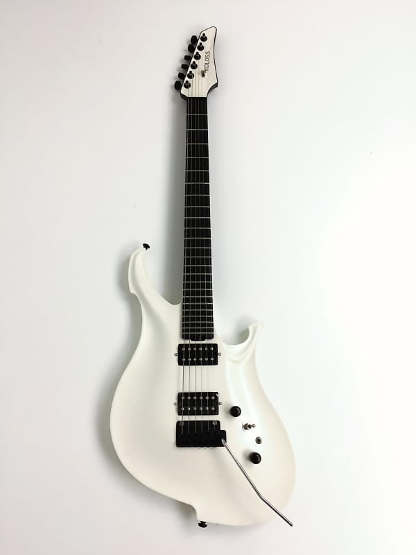KOLOSS GT-4 Aluminum body Carbon fiber neck electric guitar White+Bag|GT-4 White| image 1