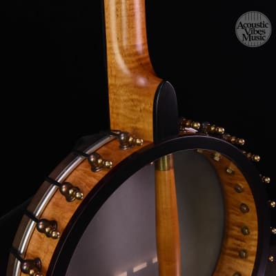 Ome Minstrel Model 12" head, Five String Open Back Banjo -Curly Maple image 10