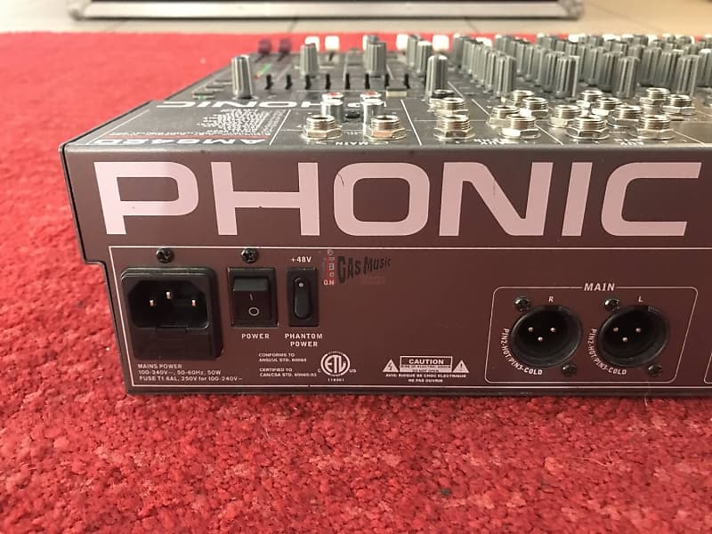 PHONIC AM642D USB オーディオミキサー Phonic(フォニック) ／ Mixer AM642D USB - アナログミキサー
