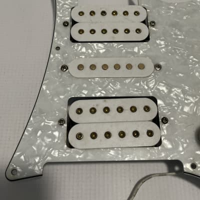 2000's Ibanez RG Series Style Guitar Loaded White Pickguard Set Pickups image 4