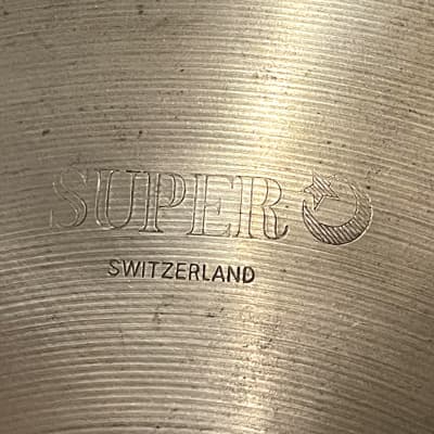 Vintage 60’s 14” Paiste Super cymbal 570g image 3