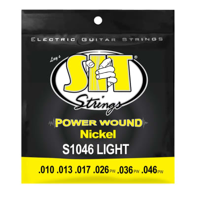 S.I.T Light Power Wound Nickel Guitar Strings for sale