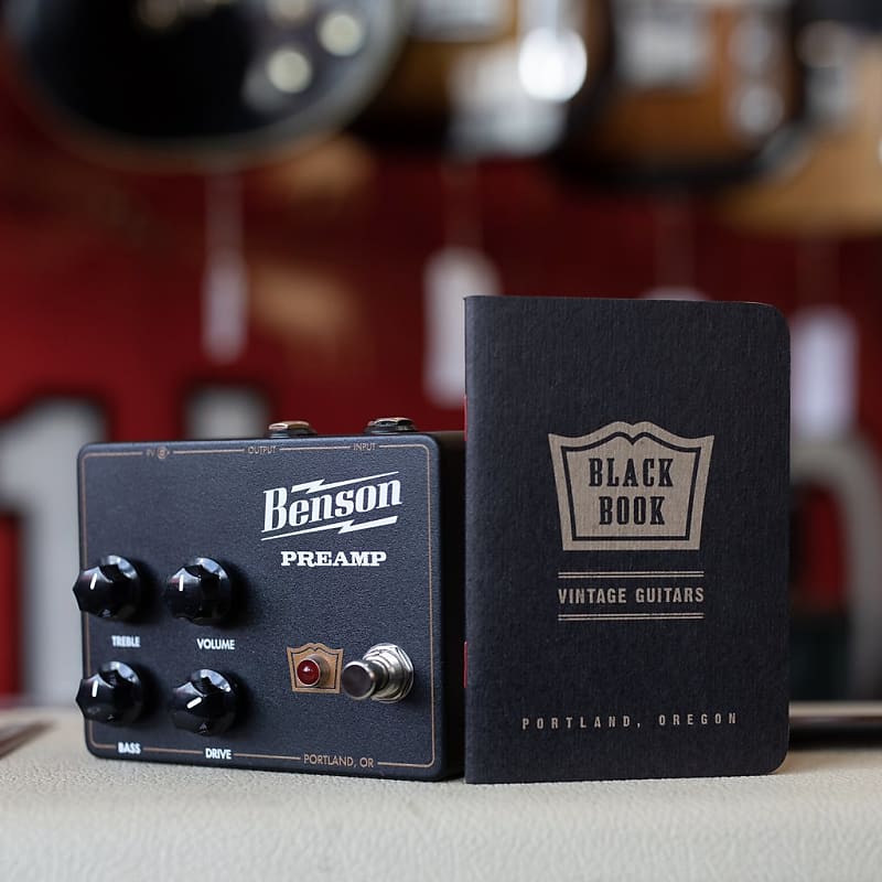 Benson Amps Preamp Limited Edition Black Book Guitars Pedal