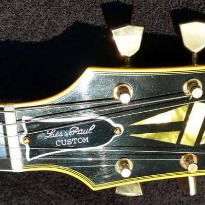 2015 Gibson Custom Shop True Historic '57 Les Paul Custom  Black Beauty Reissue image 3