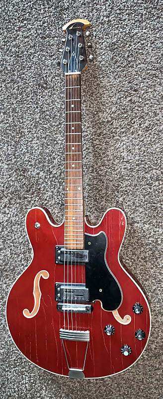 Vintage 1969 Ovation Condor hollow body electric guitar made In the usa case image 1