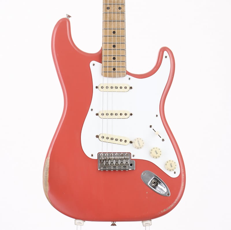Fender Vintera Road Worn 50s Stratocaster Fiesta Red SN MX21069730 10 22 Reverb