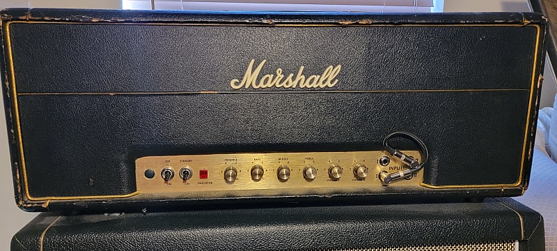 1974 Marshall JMP 1959 Super Lead 2-Channel 100-Watt Plexi Guitar 