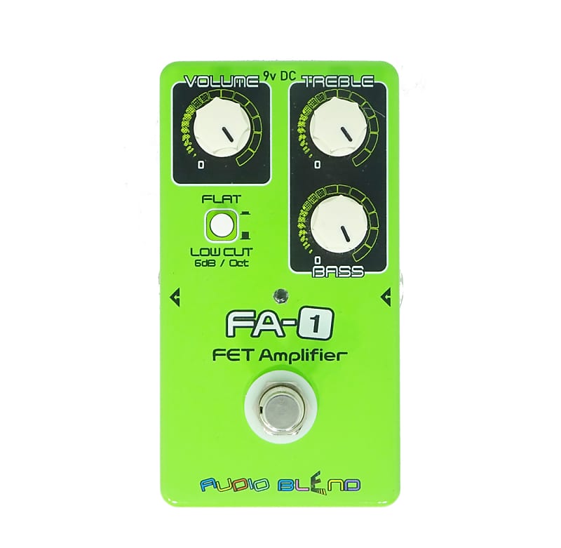 FA-1 Fet Preamp. Original Component Repro of 80's Boss Design, Lime Green,  Brand NEW