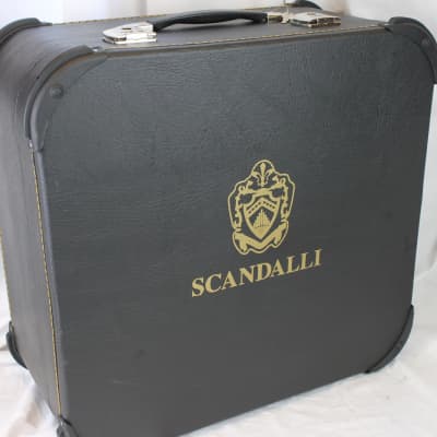 NEW Black Scandalli Air III T Piano Accordion LMMH 37 120 imagen 2