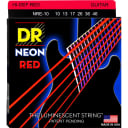 DR NRE-10 NEON Red Electric Strings Medium 10-46 | NRE-10