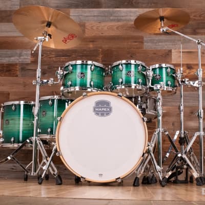 MAPEX ARMORY SPECIAL EDITION 7 PIECE DRUM KIT, EMERALD BURST image 3
